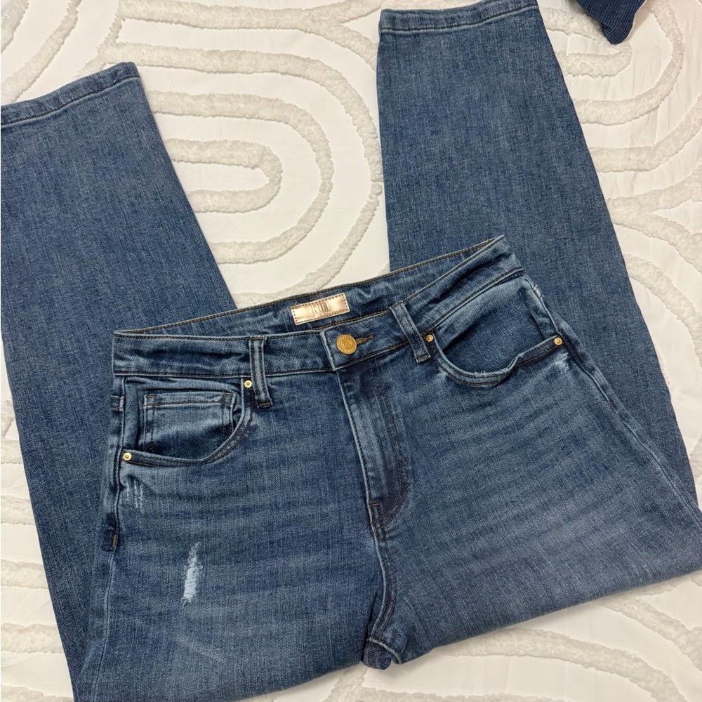 Kut from the Kloth Medium Wash Straight Leg Jeans - Picture 4 of 14
